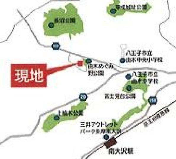 祝　成約済み　八王子市　下柚木　中古戸建ての地図|～仲介手数料無料☆八王子ひなた不動産～八王子市下柚木　中古戸建て
