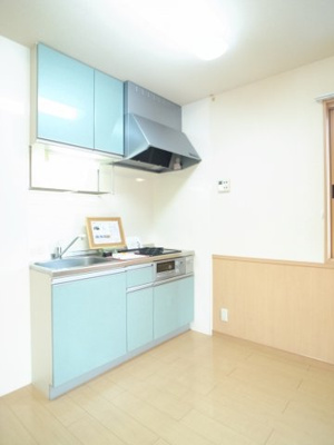 【キッチン】 | ロジュマン　ミヤカイドウＤ | 2口ガスコンロ。