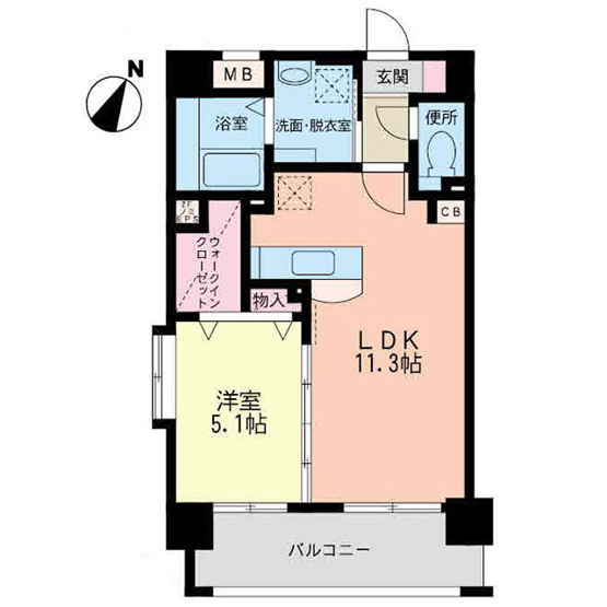 【間取り】 | M’s高砂Ⅱ