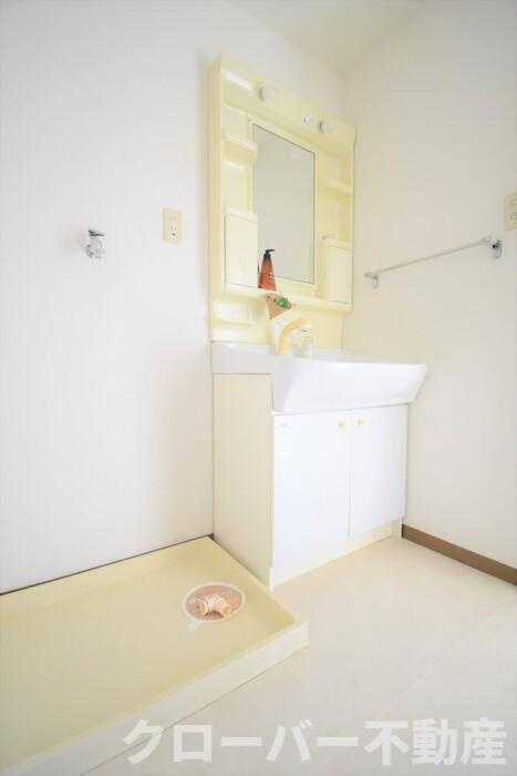 サンピア・Kの洗面所|洗髪洗面化粧台・室内洗濯機置場