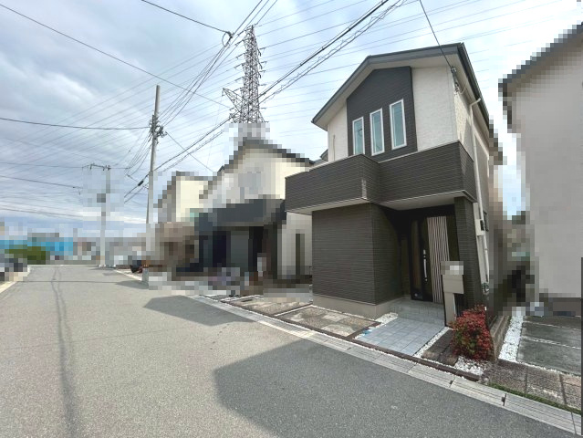 【価格改定】乙訓郡大山崎町字下植野小字寺門の前面道路含む現地写真|前道：北側幅員約7.0mで広々としております。
駐車が苦手な方でも安心です！