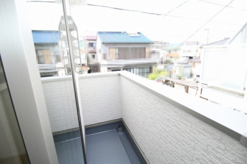 桟橋通4丁目　新築戸建　クレイドルガーデン　１号棟のバルコニー|2F　北の部屋　5.7帖