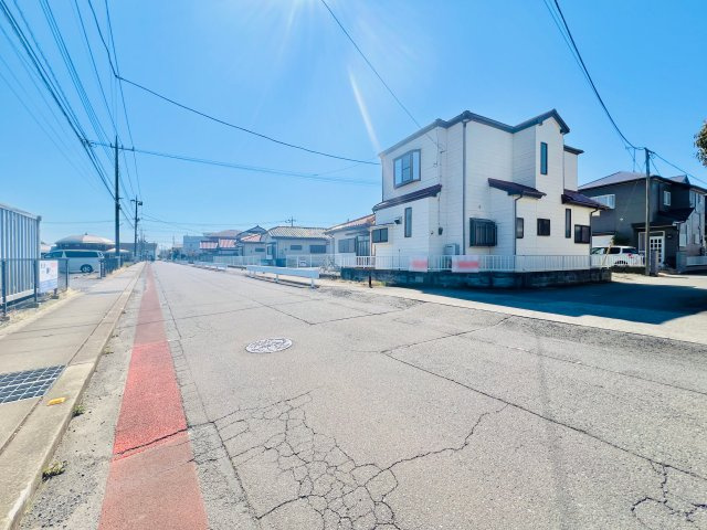 玉村町上之手の前面道路含む現地写真|暮らしやすい住環境◎