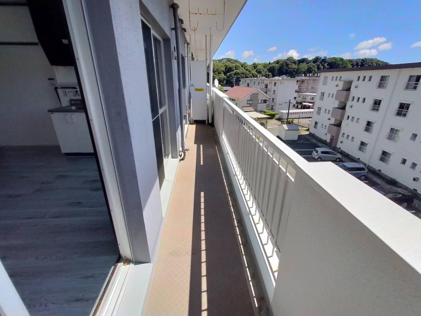 やよいマンションS-3のバルコニー