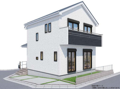 【外観パース】 | 小平市学園西町2丁目　新築戸建　全1棟