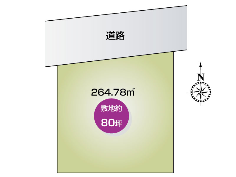 【区画図】伊勢崎市境三ツ木住宅用地