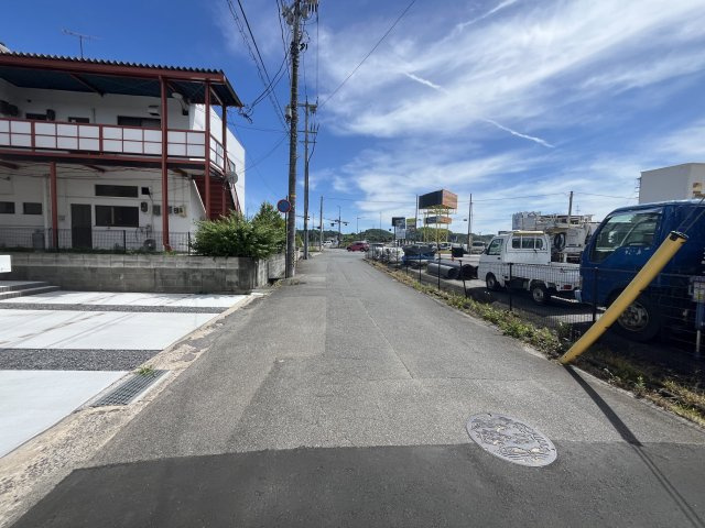 新築戸建・建売　いわき市内郷御台境町1期　Livele Garden　全2棟の前面道路含む現地写真|車通りが少なく静かな住宅街に立地♪前面道路も穏やかな雰囲気でゆったりとした暮らしができます♪