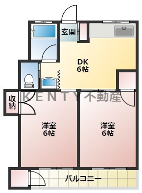 【間取り】 | 第2横溝コーポ