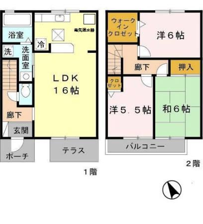 ムーンリバーⅡの間取り|※間取りが現況と異なる場合は現況を優先します※