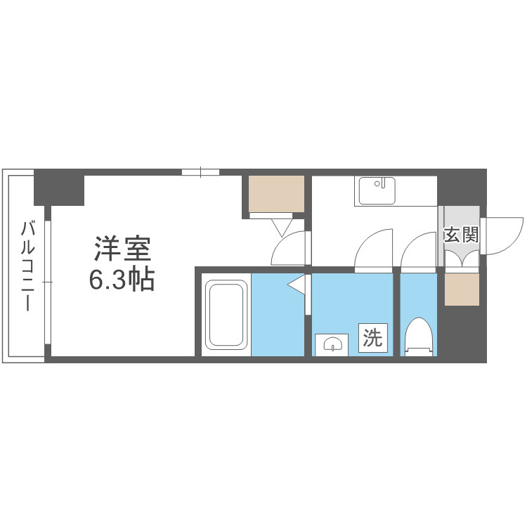 エスリードレジデンス東三国デュオの間取り
