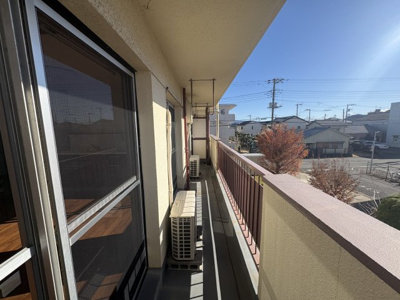 【バルコニー】 | 大岡団地N2 | 陽当たり良好なバルコニーです