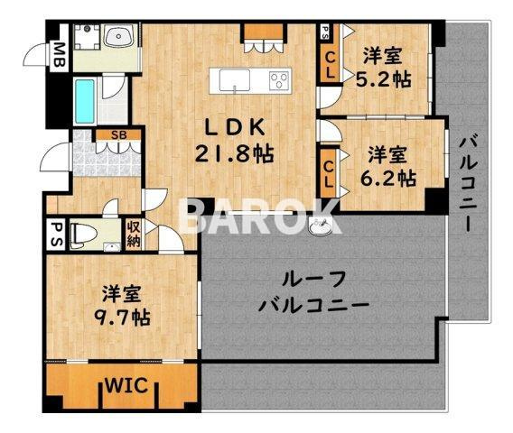 グランデ東雲の間取り