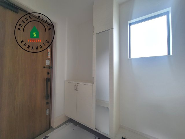 合志市幾久富第1-2棟（1号棟）　の防犯設備|二重ロックでしっかり防犯対策ができます。