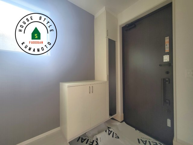 合志市幾久富第1-2棟（2号棟）　の防犯設備|二重ロックでしっかり防犯対策ができます。