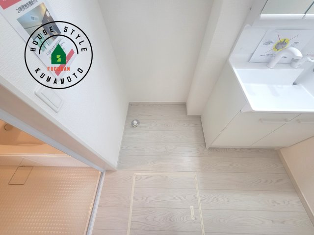 合志市幾久富第1-2棟（2号棟）　のランドリースペース|ランドリースペースとなります。広々して有効的にご使用できます。 