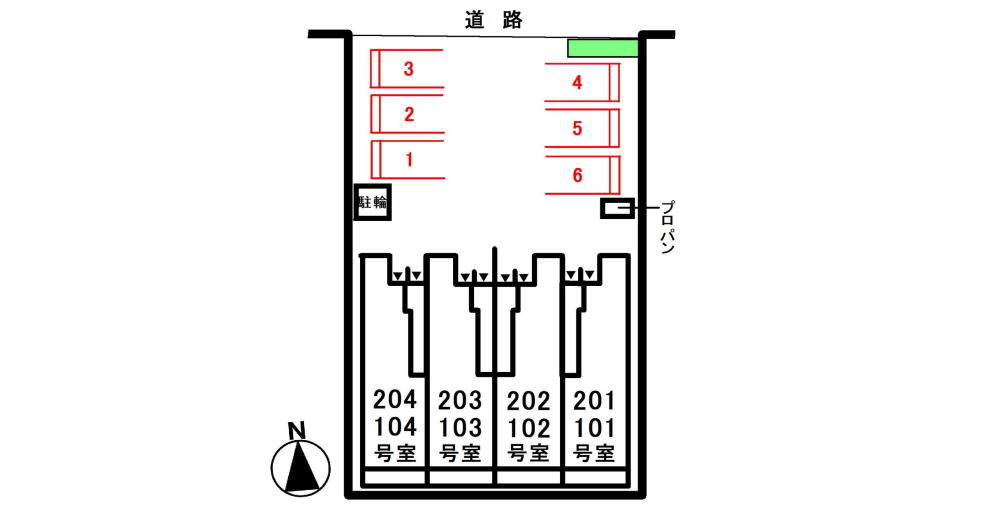 エレーナ・リコの駐車場|駐車場