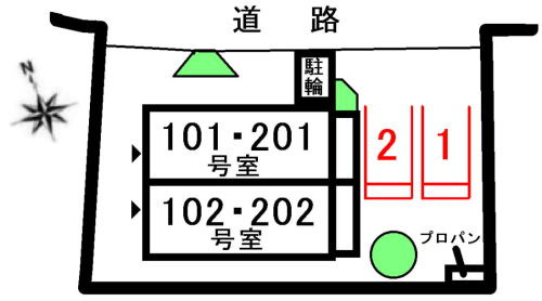 ＦＬＯＲ　前里の駐車場|駐車場