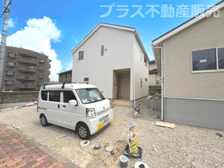 【外観】 | 現地写真。プラス不動産販売なら、現場の全ての棟をまとめてご見学頂けます。