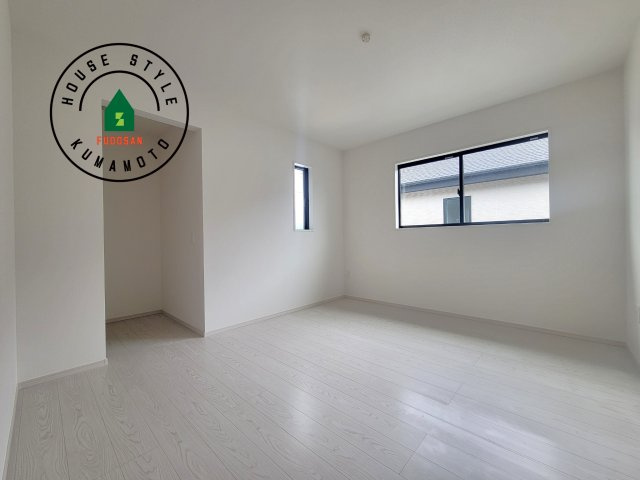 菊池郡大津町大字室第1-3棟（1号棟）　の洋室|採光良好な洋室は全居室、複層ガラスの遮熱効果と断熱効果で、一年中快適に過ごせます。