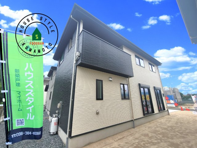 菊池郡大津町大字室第1-3棟（2号棟）　の外観|デザイン性のある外観です。