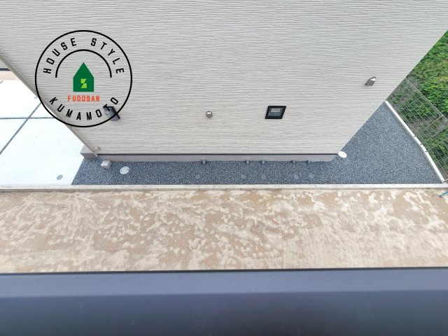 菊池郡大津町大字室第1-3棟（2号棟）　の展望|窓から緑が見える物件も魅力的です。