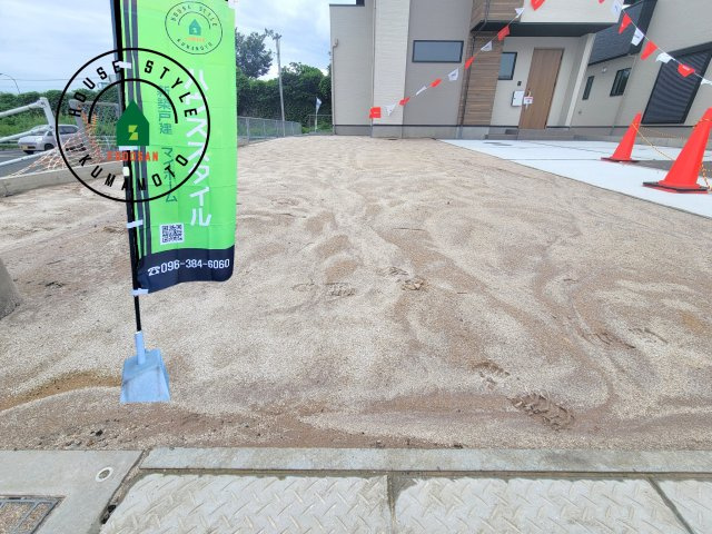 菊池郡大津町大字室第1-3棟（3号棟）　の庭|お庭で自由な時間を過ごせます。