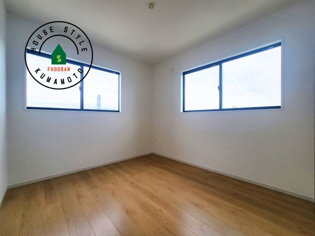 菊池郡大津町大字室第1-3棟（3号棟）　の和室|将来的に、琉球畳を引きまして和室風にすることも可能です。