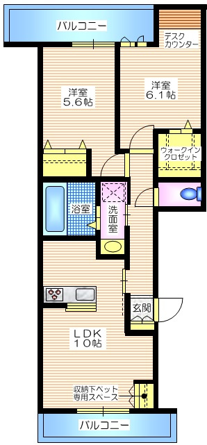 グリーンフォレストの間取り