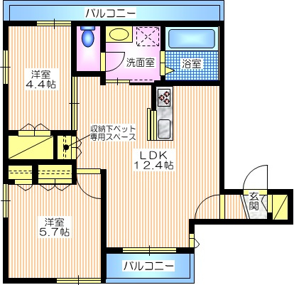 グリーンフォレストの間取り