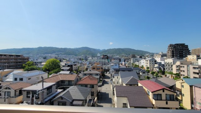 【展望】 | ロイヤルグラン芦屋 | ルーフバルコニーからの山側パノラマ眺望