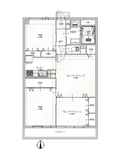 【間取り】 | ロマネスク原第2☆仲介手数料無料☆