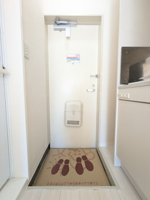 下駄箱があり靴が収納できます