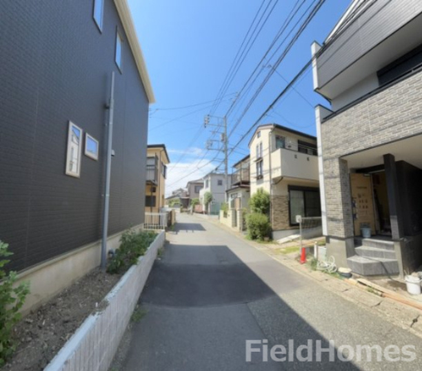 平塚市四之宮3丁目新築戸建て　2期の前面道路含む現地写真|前面道路含む現地写真です。