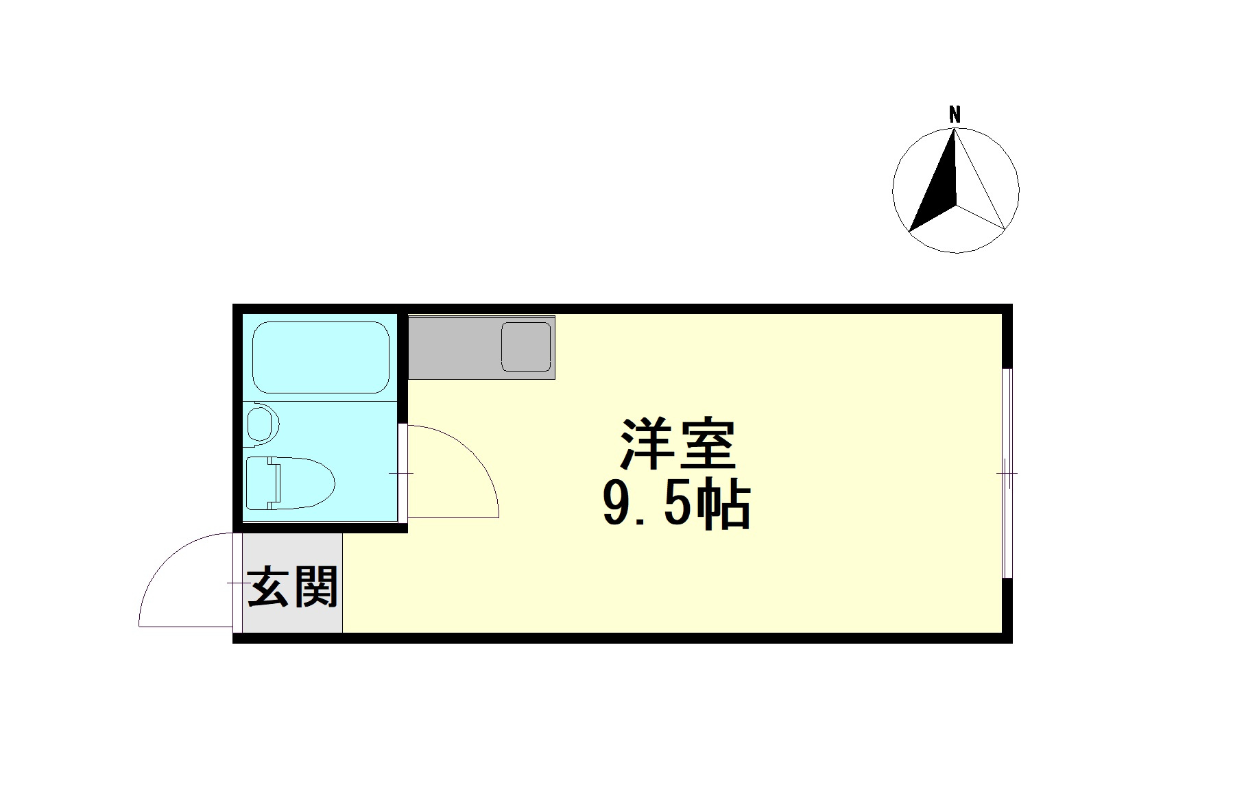 みのるコーポの間取り
