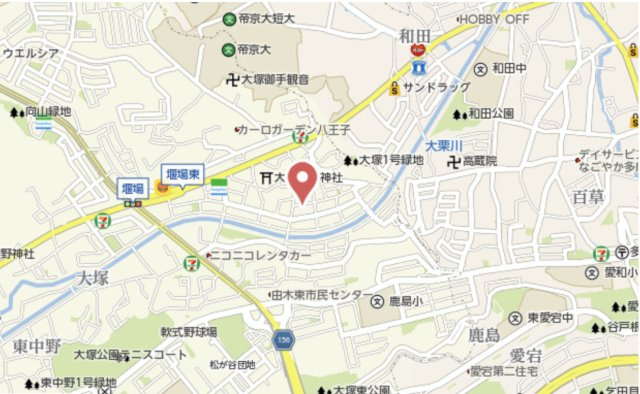 祝：成約済み　ロイヤルステージ多摩センター　八王子市　中古マンションの地図|～仲介手数料無料☆八王子ひなた不動産～ロイヤルステージ多摩センター
