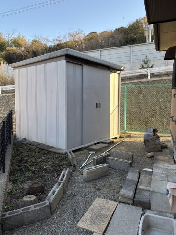 西宮市名塩二丁目　中古戸建の庭|お庭で自由な時間を過ごせます