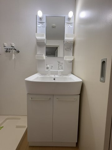 コルトーナ弐番館の洗面所|忙しい朝でもしっかり身支度を