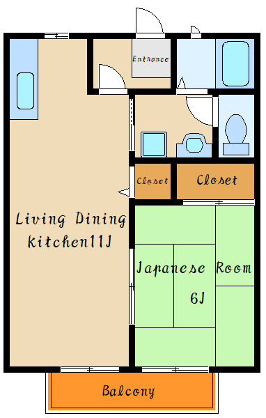 アメニティハイツⅡの間取り