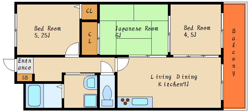 ベアーズ土山の間取り