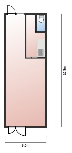 奥村マンションの間取り|現状優先です。
