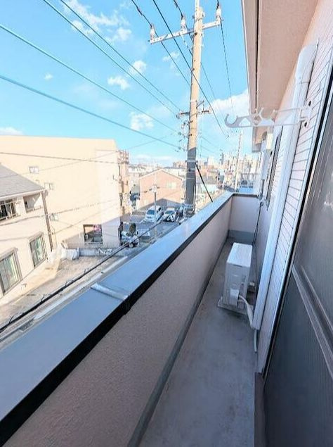 アドリームZENのバルコニー