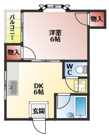 コスモハイツの間取り