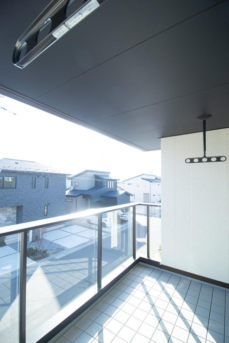 宇都宮市上戸祭4丁目　新築戸建6のバルコニー