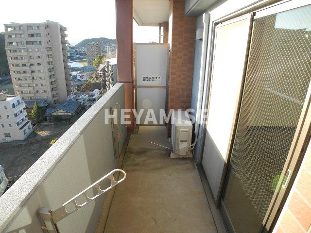 リバレインヒルズ城見のバルコニー|※室内画像は別号室のもの