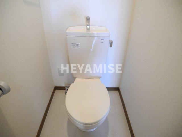リバレインヒルズ城見のトイレ|※室内画像は別号室のもの