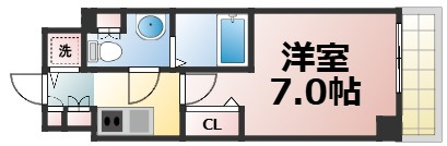 【間取り】 | ワールドアイ大阪城EASTアドバンス　仲介手数料無料