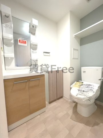 【洗面所】 | ワールドアイ大阪城EASTアドバンス　仲介手数料無料