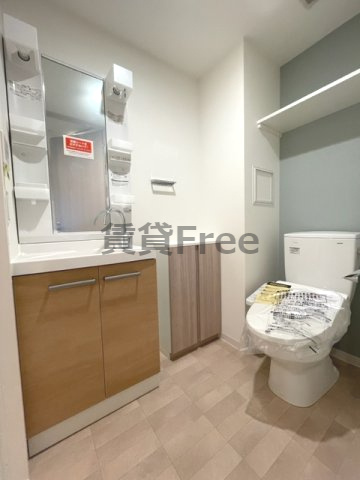 【洗面所】 | ワールドアイ大阪城EASTアドバンス　仲介手数料無料