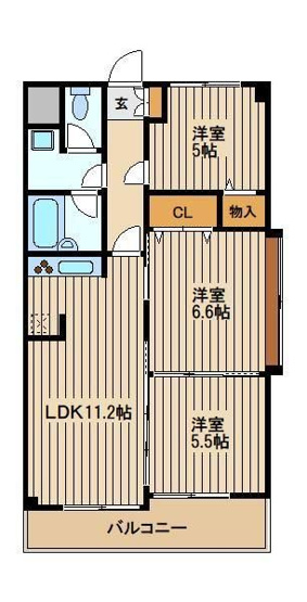 【間取り】 | シャトー本多