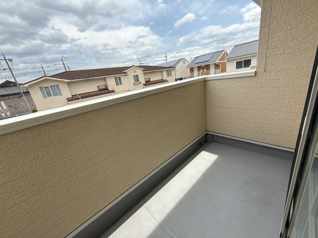 ブリーゼⅡのバルコニー